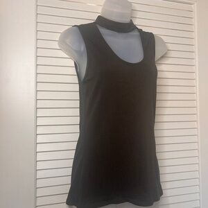 Express Dark Olive Green Choker Cami Tank | Size: S